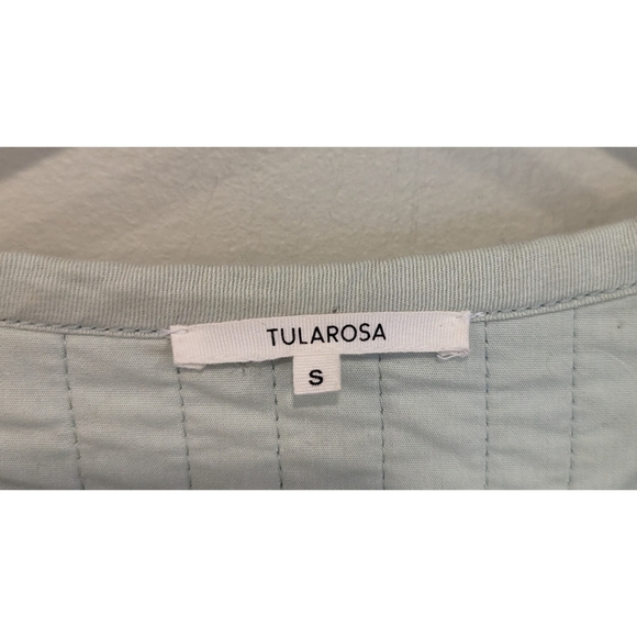 Tularosa Theo Quilted Open Jacket in Washed Mint Size Small - Picture 8 of 9